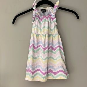 LITTLE GIRLS MULTICOLOR PICAPINO DRESS • NWOT